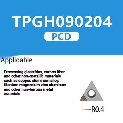 1040-Diamond Boring Inserts PCD Boring Inserts WBGT/TPGH for Copper and Aluminum Shandong Denso Pricision Tools Co.,Ltd.